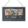 Personalised Photo Memorial Slate Hanging Plaque 25 X 15cm, thumbnail 6 of 6