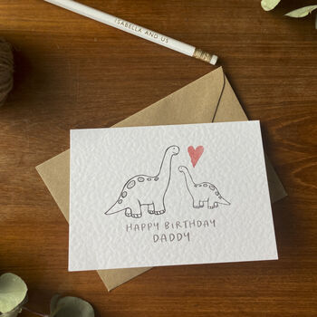 Happy Birthday Dinosaur Daddy Card, 2 of 6