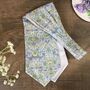 Liberty Blue Green Cravat And Pocket Square Set For Men And Boys, thumbnail 5 of 7