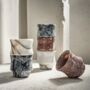 Handcrafted Afyon Lilac White Marble Tumbler – 200ml, thumbnail 4 of 5