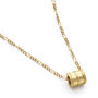 Thick 18 K Gold Link Chain Necklace Set, thumbnail 3 of 12