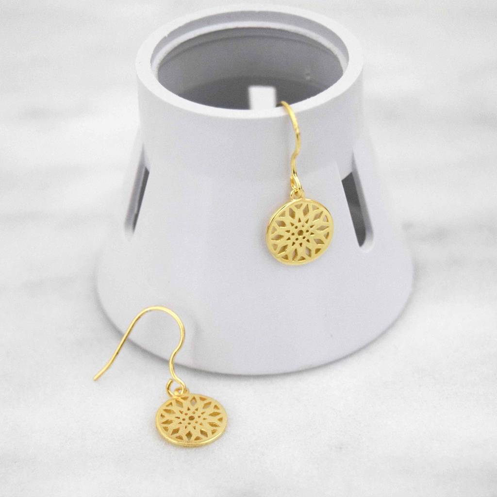 Dreamcatcher Earrings, Earrings, Travel Gift, Earrings By Dainty Edge