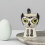 Black And White Cat Egg Cup, thumbnail 1 of 4
