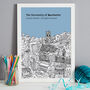 Personalised Manchester Graduation Gift Print, thumbnail 4 of 9