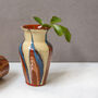'Carmela' Handcrafted Bulgarian Flower Vase, thumbnail 1 of 5