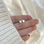 Have A Holly Jolly Christmas Heart Studs, thumbnail 2 of 4