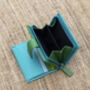 Personalised Mutlicolour Turquoise Small Leather Purse, thumbnail 10 of 10