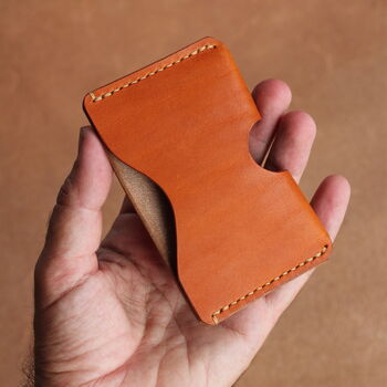 Personalised Leather Card Sleeve, 2 of 7