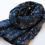Shimmering Gold Star Constellation Scarf, thumbnail 4 of 12