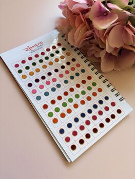 Golden Border Velvet 576 Bindi Booklet, 4 of 10