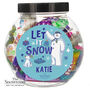 Personalised The Snowman And The Snowdog Sweet Jar – Stocking Filler, thumbnail 3 of 3