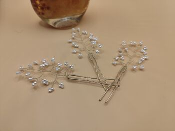 Delicate Pearl Bridal Hair Pin – Elegant And Versatile, 10 of 10