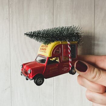 Burger Van With Christmas Tree, 2 of 2