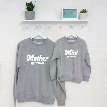Mother And Mini Matching Sweatshirts, 2 of 3