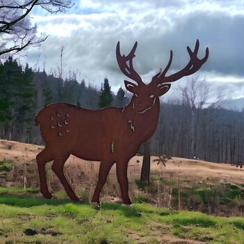 Large Metal Stag Garden Statue, 3 of 4