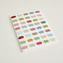 Colourful Sheep Pattern Notebook In A6 And A5 Size, thumbnail 4 of 8