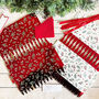 Luxury Red And White Christmas Make Your Own Diy Crackers Set Of Six, thumbnail 2 of 7