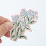 Forget Me Not Embroidered Patch, thumbnail 10 of 10