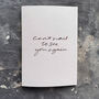 Can't Wait To See You Again Hand Foiled Card, thumbnail 2 of 4