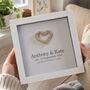 Personalised 4th Anniversary Gift Handmade Linen Heart, thumbnail 3 of 12
