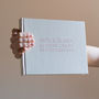 Beautifully Bespoke Guest Book With Crisp Font, thumbnail 5 of 12