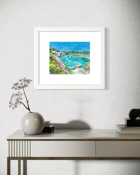 Coverack Harbour, Cornwall Art Print, 2 of 4