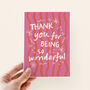 So Wonderful Thank You Card For Teacher, thumbnail 1 of 3