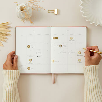 2026 Weekly Planner Sunset Pink, 6 of 12