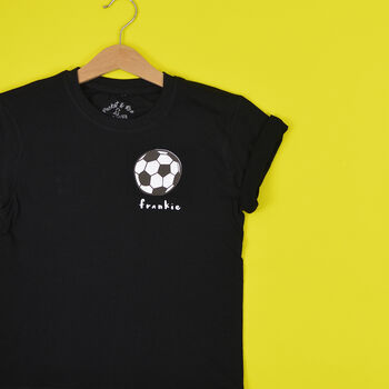 'Football Crazy' Personalised Kids T Shirt, 2 of 3