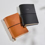 Personalised A6 Refillable Leather Journal, thumbnail 3 of 8