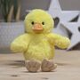 Tara The Plush Long Leg Yellow Chick Soft Toy, thumbnail 2 of 3