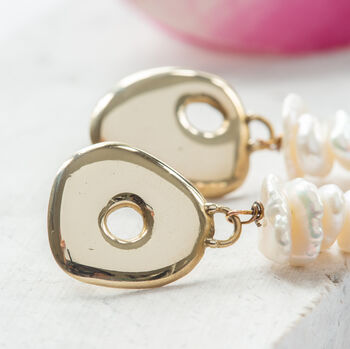 Abstract Pearl Earrings, 2 of 5