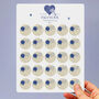 Blue Hydrangea Stickers, 25 Butterfly Stickers, thumbnail 1 of 10