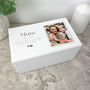 Personalised Heart Photo Cremation Urn For Ashes 1440ml, thumbnail 1 of 10