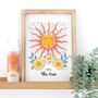 The Sun The Moon Framed Art Print Positive Home Gifts, thumbnail 2 of 8