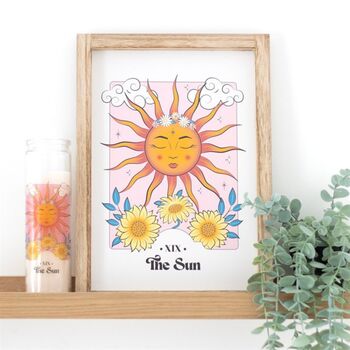The Sun The Moon Framed Art Print Positive Home Gifts, 2 of 8