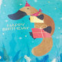Platypus Presents Gold Foil Greeting Card, thumbnail 3 of 3