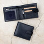 Personalised Luxury Waxed Leather Wallet Men's Gift, thumbnail 7 of 7