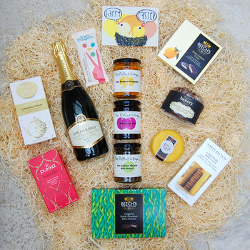 Happy Easter Deluxe Hamper With Sparkling Wine, 2 of 9