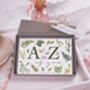 A To Z Of You Botanical Cards In A Gift Box Set, thumbnail 3 of 6