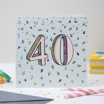 '40th Birthday Card, 2 of 2