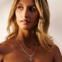 Peace Heart Sterling Silver / Gold Plated Birthstone Necklace, thumbnail 4 of 12