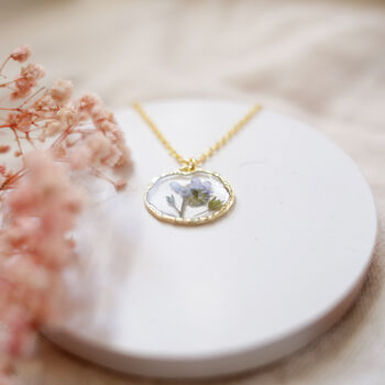 Forget Me Not Gold Filled Or Sterling Silver Necklace, 4 of 7