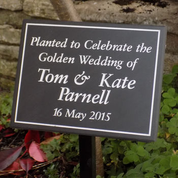 Personalised Tree Planting Plaque, 2 of 10