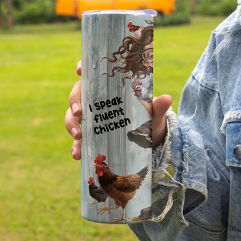 Personalised Chicken Lover Insulated Cup Mug, 2 of 6
