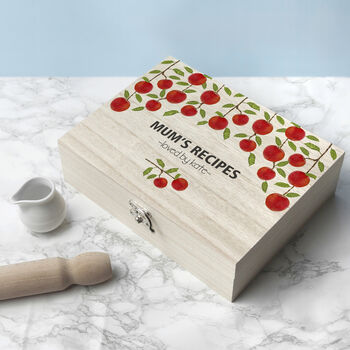 Personalised Orchard Recipe Box, 4 of 10