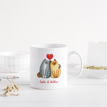Personalised Valentine’s Day Mug With Names Anniversary Gift, 4 of 8