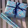 Beach Hut Wrapping Paper, thumbnail 1 of 2