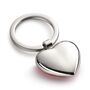 Sweetheart Keyring Nickel Mirror Polished Finish, thumbnail 2 of 2
