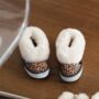 Childrens Leopard Sheepers Slippers, thumbnail 3 of 8